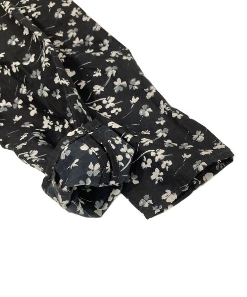 MARIHA（マリハ）MARIHA (マリハ) マドモアゼルのドレス　花柄　総柄プリントドレス　カシュクールワンピース ブラック サイズ:38の古着・服飾アイテム