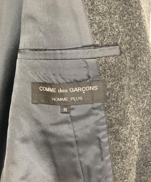 COMME des GARCONS HOMME PLUS（コムデギャルソンオムプリュス）COMME des GARCONS HOMME PLUS (コムデギャルソンオムプリュス) 90’S チェック切替ウール2Bテーラードジャケット　PJ-04023M グレー サイズ:Mの古着・服飾アイテム