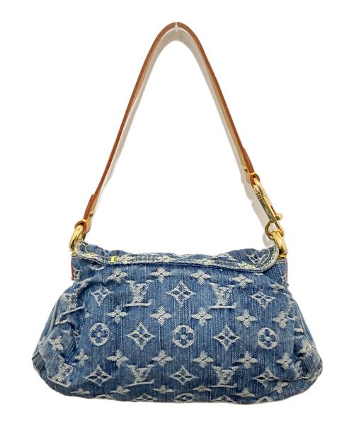LOUIS VUITTON（ルイ ヴィトン）LOUIS VUITTON (ルイ ヴィトン) モノグラム デニム ミニ プリーティ ハンドバッグ　M95020 インディゴの古着・服飾アイテム
