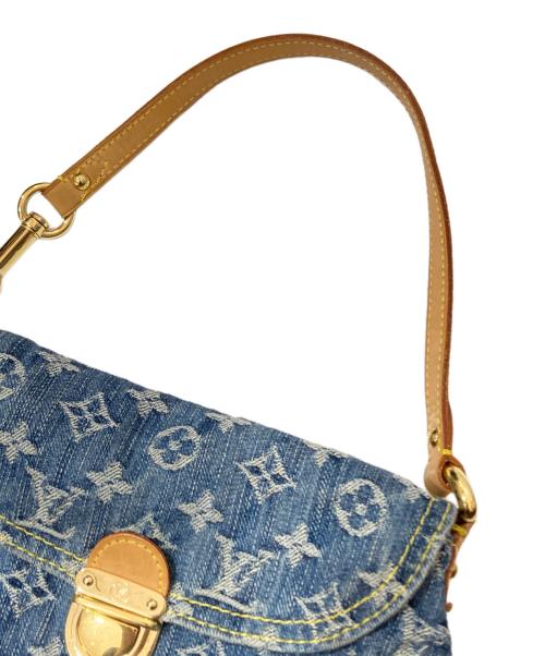 LOUIS VUITTON（ルイ ヴィトン）LOUIS VUITTON (ルイ ヴィトン) モノグラム デニム ミニ プリーティ ハンドバッグ　M95020 インディゴの古着・服飾アイテム