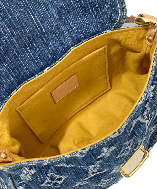 LOUIS VUITTON（ルイ ヴィトン）LOUIS VUITTON (ルイ ヴィトン) モノグラム デニム ミニ プリーティ ハンドバッグ　M95020 インディゴの古着・服飾アイテム