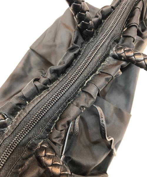 PRADA（プラダ）PRADA (プラダ) TESSUTO BOW / 2WAYショルダーバッグ ブラックの古着・服飾アイテム