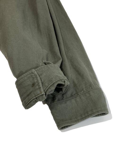 BUZZ RICKSON'S（バズリクソンズ）BUZZ RICKSON'S COTTON SATEEN OLIVE GREEN SHADE107（コットンサテン オリーブグリーンシェード）/ ミリタリーシャツ　BR29586　John Lennon/ジョンレノン モデルの古着・服飾アイテム
