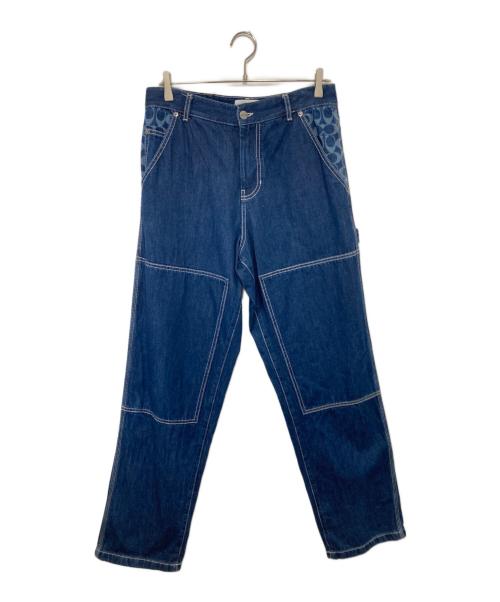 COACH（コーチ）COACH (コーチ) リラックスド ストレート フィット デニム カーペンター パンツ　CN546 インディゴ サイズ:30の古着・服飾アイテム