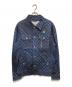 Vivienne Westwood（ヴィヴィアンウエストウッド）の古着「COLLARED STRIPPED JACKET　DENIM JACKET デニムジャケット　28010008 W00ME」｜インディゴ