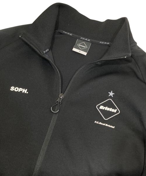 F.C.R.B.（エフシーレアルブリストル）F.C.R.B. (エフシーレアルブリストル) TRAINING JERSEY BLOUSON（トレーニングジャージーブルゾン）/ トラックジャケット　FCRB-210018 ブラック サイズ:XLの古着・服飾アイテム