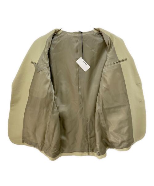 AURALEE（オーラリー）AURALEE (オーラリー) LIGHT MELTON JACKET　ライトメルトンテーラードジャケット　A24AP01LM イエローカーキ サイズ:4の古着・服飾アイテム
