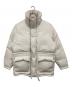 TEKLA（テクラ）の古着「STRIPE DOWN JACKET（ストライプ ダウンジャケット）A24AB02AT 」｜ホワイト