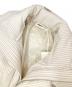 中古・古着 TEKLA (テクラ) AURALEE (オーラリー) STRIPE DOWN JACKET（ストライプ ダウンジャケット）A24AB02AT  ホワイト サイズ:4：57000円