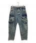 DIESEL（ディーゼル）の古着「ルーズフィットデニムカーゴパンツ A09535 0EMAN V」｜インディゴ