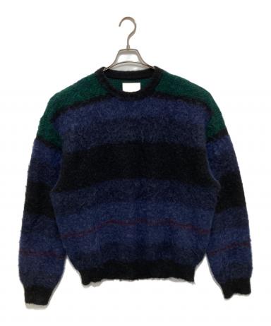 中古・古着通販】YOKE (ヨーク) MOHAIR BORDER CREWNECK SWEATER