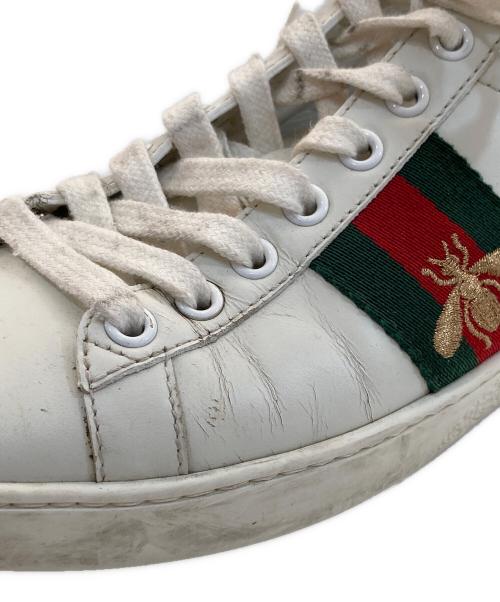 GUCCI（グッチ）GUCCI (グッチ) スニーカー　	431942 ホワイト サイズ:35　1/2の古着・服飾アイテム