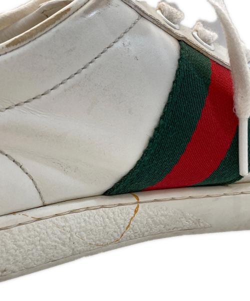 GUCCI（グッチ）GUCCI (グッチ) スニーカー　	431942 ホワイト サイズ:35　1/2の古着・服飾アイテム