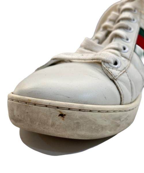 GUCCI（グッチ）GUCCI (グッチ) スニーカー　	431942 ホワイト サイズ:35　1/2の古着・服飾アイテム