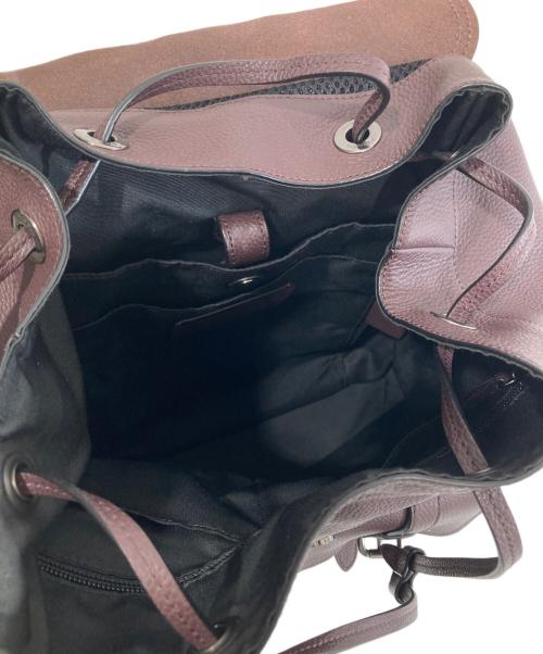 COACH（コーチ）COACH (コーチ) ハドソン レザーリュック　F36811 パープルの古着・服飾アイテム