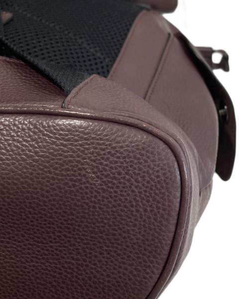 COACH（コーチ）COACH (コーチ) ハドソン レザーリュック　F36811 パープルの古着・服飾アイテム