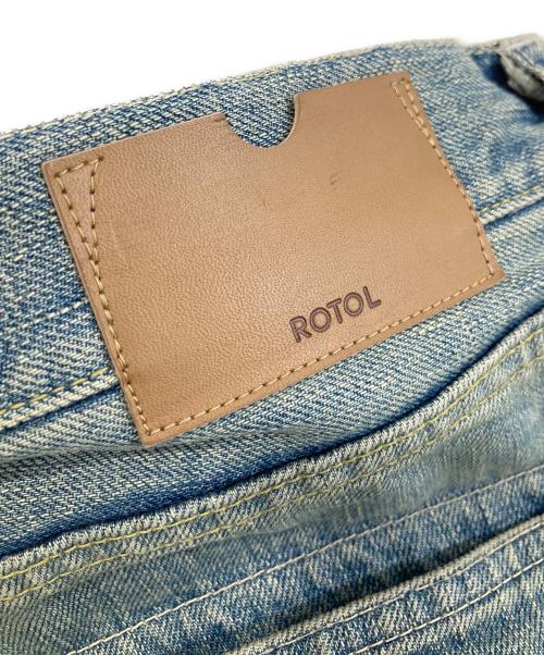 ROTOL（ロトル）ROTOL (ロトル) TRIPLE SEEM 6P DENIM　トリプルシーム6Pデニムパンツ　サイドラインパンツ　R23WPUN11IND インディゴ サイズ:4の古着・服飾アイテム