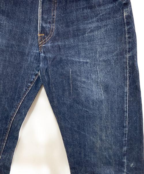 LEVI'S（リーバイス）LEVI'S (リーバイス) 60’s 501デニムパンツ USA製 ビッグE初期 赤耳 レインボーステッチ トップボタン点々刻印 フライボタン16刻印 Vステ ズレカン 足長R インディゴ サイズ:W29×L32 (実寸68cm×72㎝)の古着・服飾アイテム