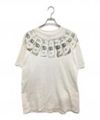 SAINT MICHAELセントマイケル）の古着「MONEY TEE（マネーTシャツ）SM-YS8-0000-010 / 半袖プリントTシャツ」｜ホワイト