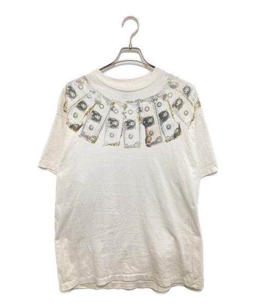 SAINT MICHAEL（セントマイケル）SAINT MICHAEL (セントマイケル) MONEY TEE（マネーTシャツ）SM-YS8-0000-010 / 半袖プリントTシャツ ホワイト サイズ:Lの古着・服飾アイテム