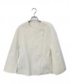 ESTNATIONエストネーション）の古着「ポリエステルリバーケープコート　41-109-01-010131」｜ホワイト