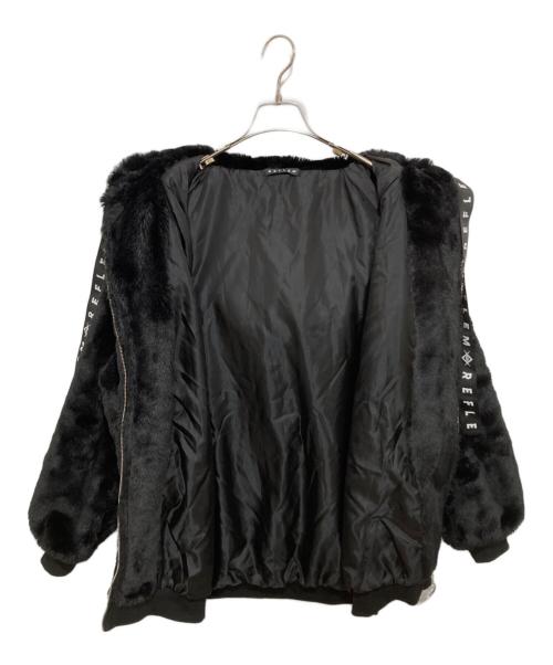 REFLEM（レフレム）REFLEM (レフレム) うさ耳BIGファーパーカー RF22-H12 ブラック サイズ:SIZE Freeの古着・服飾アイテム