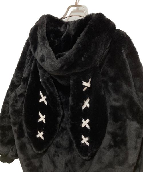 REFLEM（レフレム）REFLEM (レフレム) うさ耳BIGファーパーカー RF22-H12 ブラック サイズ:SIZE Freeの古着・服飾アイテム