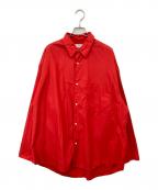 Graphpaperグラフペーパー）の古着「コットンレギュラーカラー長袖シャツ　COTTON SHIRTS　GM231-50080C」｜レッド