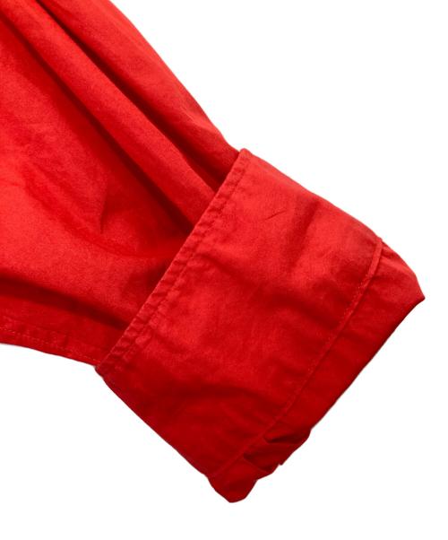 Graphpaper（グラフペーパー）Graphpaper (グラフペーパー) コットンレギュラーカラー長袖シャツ　COTTON SHIRTS　GM231-50080C レッド サイズ:FREEの古着・服飾アイテム