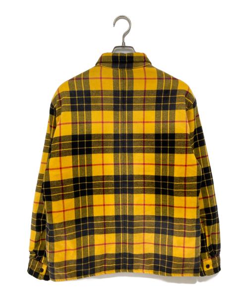 SUPREME（シュプリーム）SUPREME (シュプリーム) シャツジャケット チェック柄 24FW イエロー サイズ:Sの古着・服飾アイテム