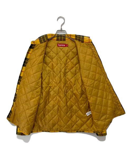 SUPREME（シュプリーム）SUPREME (シュプリーム) シャツジャケット チェック柄 24FW イエロー サイズ:Sの古着・服飾アイテム