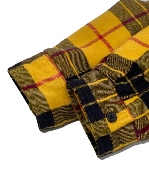 SUPREME（シュプリーム）SUPREME (シュプリーム) シャツジャケット チェック柄 24FW イエロー サイズ:Sの古着・服飾アイテム