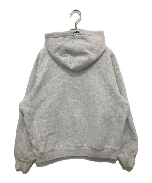 SUPREME（シュプリーム）Supreme (シュプリーム) Box logo Hooded Sweatshirt　迷彩ボックスロゴ　パーカー グレー サイズ:Sの古着・服飾アイテム