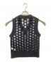 Maison Margiela (メゾンマルジェラ) パンチング ニットベスト　KNIT VEST　S51HA1064 S17484 ネイビー サイズ:S：20000円