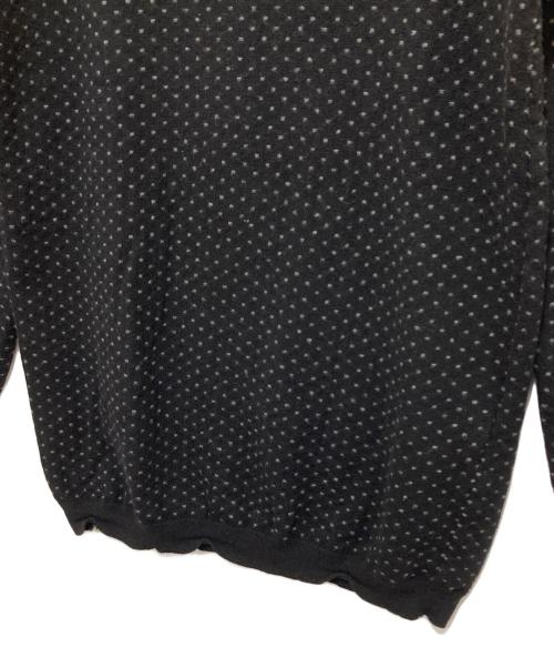 Maison Margiela（メゾンマルジェラ）Maison Margiela (メゾンマルジェラ) ドットプルオーバーニット　ウール100％　ここのえタグ　ミスディアナ期　5732003 ブラック サイズ:Mの古着・服飾アイテム