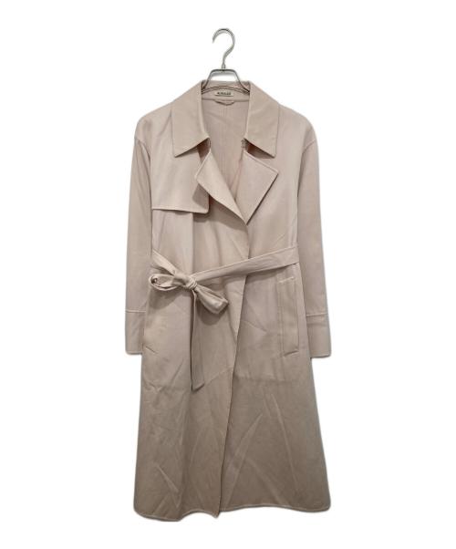 AURALEE（オーラリー）AURALEE (オーラリー) ベルテッドコート　A22SC01CW ピンク サイズ:1の古着・服飾アイテム