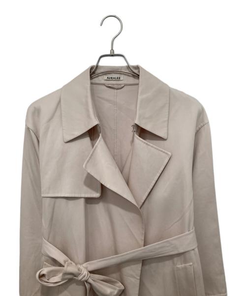 AURALEE（オーラリー）AURALEE (オーラリー) ベルテッドコート　A22SC01CW ピンク サイズ:1の古着・服飾アイテム
