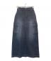 GOOD GRIEF!（グッドグリーフ）の古着「CARGO LONG SKIRT　(カーゴロングスカート）L'Appartemen取扱　MXGG13L」｜ブラック