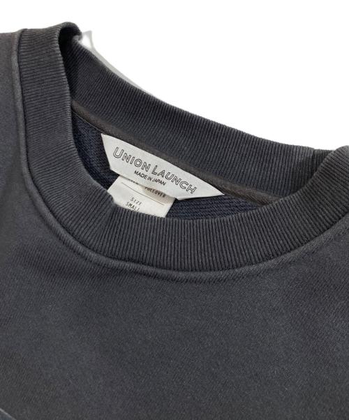 UNION LAUNCH（ユニオンランチ）UNION LAUNCH (ユニオンランチ) SMILE PULL OVER　スウェット　1138 HV グレー サイズ:Sの古着・服飾アイテム