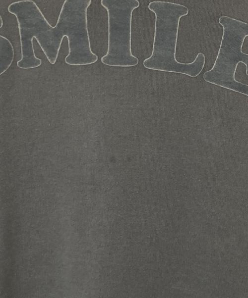UNION LAUNCH（ユニオンランチ）UNION LAUNCH (ユニオンランチ) SMILE PULL OVER　スウェット　1138 HV グレー サイズ:Sの古着・服飾アイテム