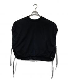 Ujoh×STUDIOUS（ウジョー×ステュディオス）の古着「別注Drawcord Short T」｜ブラック