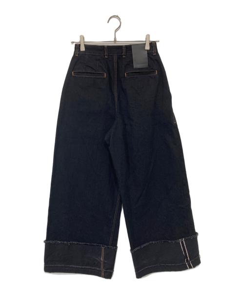 LIVINGTONE（リヴィントーン）LIVINGTONE (リヴィントーン) DOLK-Turn up long　デニムパンツ　LT-D0LK-01 インディゴ サイズ:36の古着・服飾アイテム