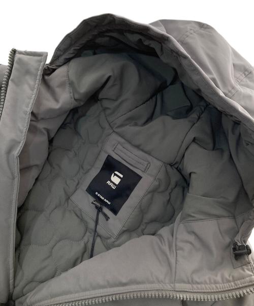 G-STAR RAW（ジースターロゥ）G-STAR RAW (ジースターロゥ) Clean Vodan Hooded Parka　フーデッドロングコート　D27786-D908-1260 グレー サイズ:Mの古着・服飾アイテム