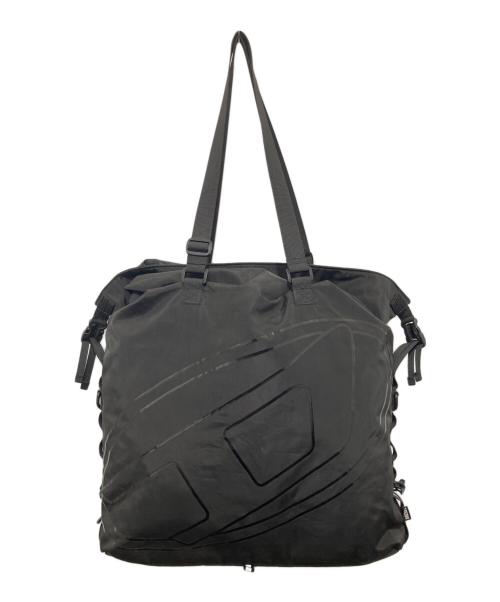 DIESEL（ディーゼル）DIESEL (ディーゼル) DRAPE TOTE　ドレープトート　X09858 ブラックの古着・服飾アイテム