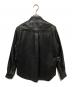 COMME des GARCONS HOMME (コムデギャルソン オム) レザーシャツジャケット AD2002 田中オム HH-B044 ブラック サイズ:不明：117000円
