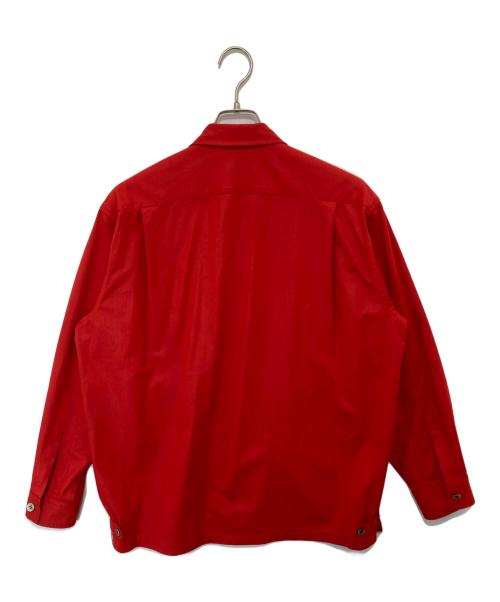 COMME des GARCONS HOMME（コムデギャルソン オム）COMME des GARCONS HOMME (コムデギャルソン オム) ジップアップジャケット　HB-040600　AD1993 田中オム レッド サイズ:記載なしの古着・服飾アイテム