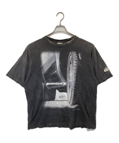SAINT MICHAEL（セントマイケル）SAINT MICHAEL (セントマイケル) FAST AND FURIOUS SS Tee Furious 7　ファスト・アンド・フューリアス ショートスリーブエスエスティー フューリアス・セブン　25AW グレー サイズ:Lの古着・服飾アイテム