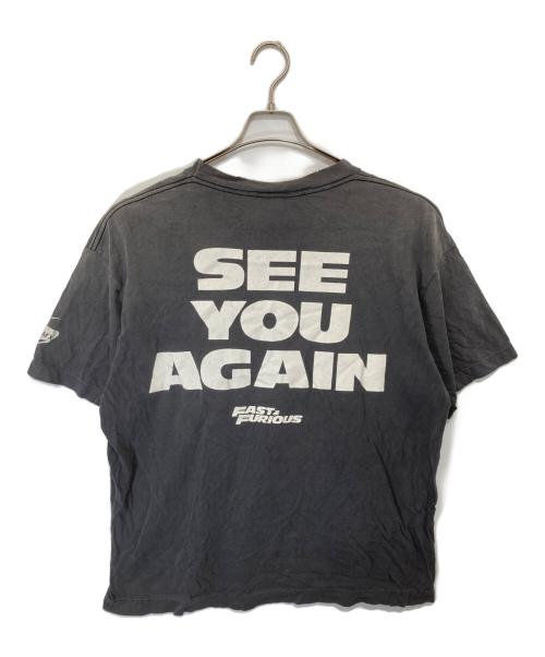 SAINT MICHAEL（セントマイケル）SAINT MICHAEL (セントマイケル) FAST AND FURIOUS SS Tee Furious 7　ファスト・アンド・フューリアス ショートスリーブエスエスティー フューリアス・セブン　25AW グレー サイズ:Lの古着・服飾アイテム