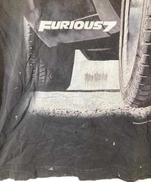 SAINT MICHAEL（セントマイケル）SAINT MICHAEL (セントマイケル) FAST AND FURIOUS SS Tee Furious 7　ファスト・アンド・フューリアス ショートスリーブエスエスティー フューリアス・セブン　25AW グレー サイズ:Lの古着・服飾アイテム