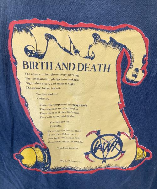 SAINT MICHAEL（セントマイケル）SAINT MICHAEL (セントマイケル) SS TEE/BIRTH AND DEATH　25AW　	SM-HR1-0000-007 グレー サイズ:Mの古着・服飾アイテム
